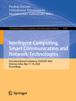 cover image of Intelligent Computing, Smart Communication and Network Technologies
